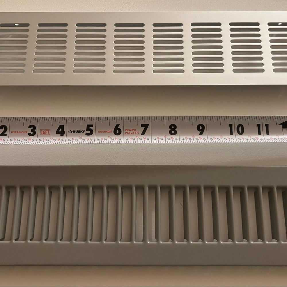 Gray Vent Covers, lot of 2